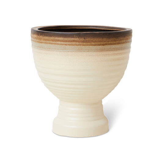 Stoneware Plant Pot (Vanilla) D36cm