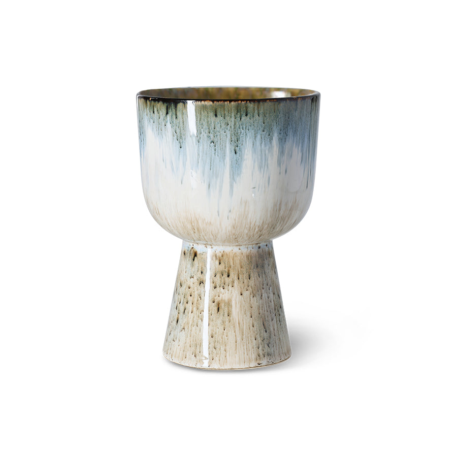 Retro Plant Pot (Glacier) D16.5cm