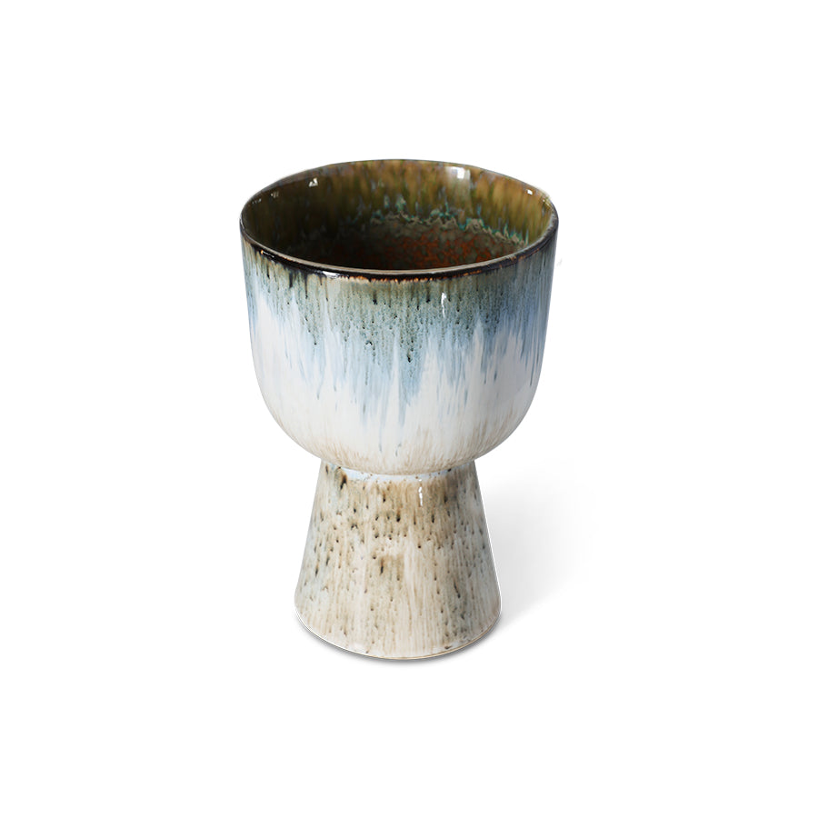 Retro Plant Pot (Glacier) D16.5cm