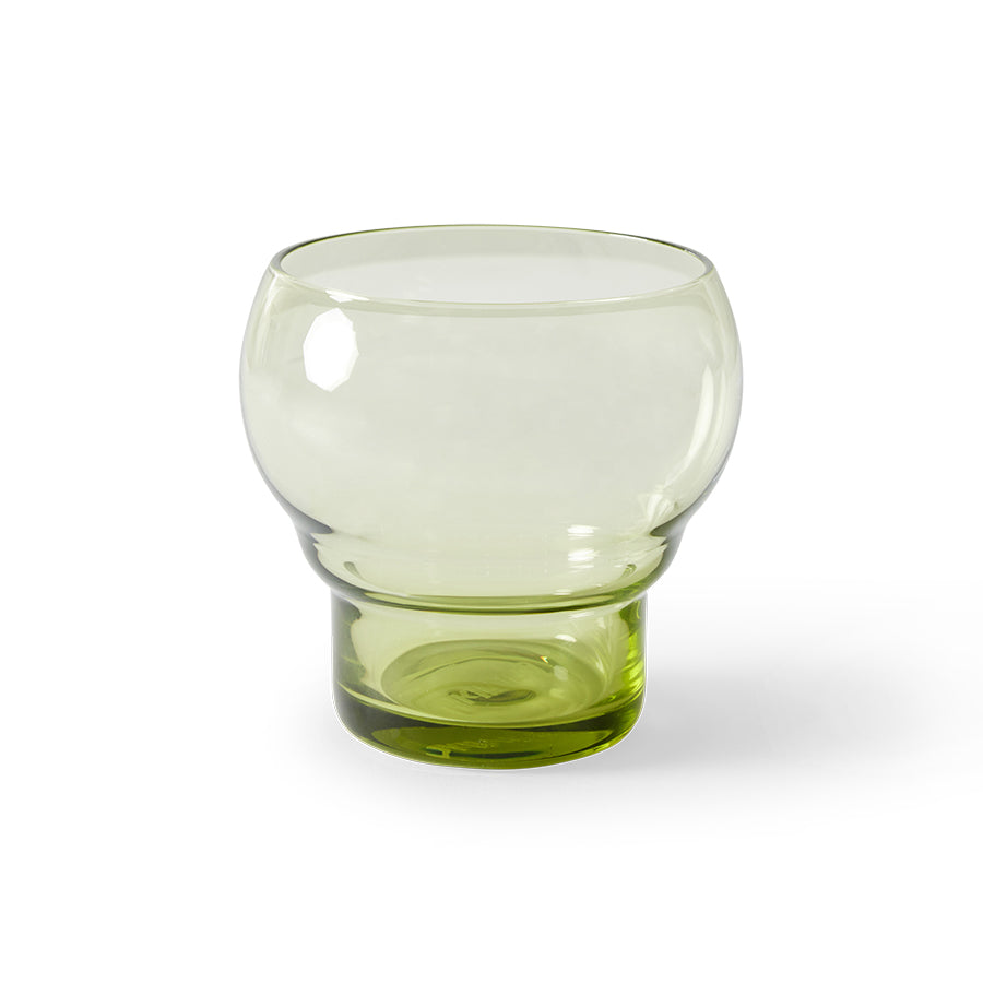 70s glassware: bulb glasses in Mint Green (Set of 4)