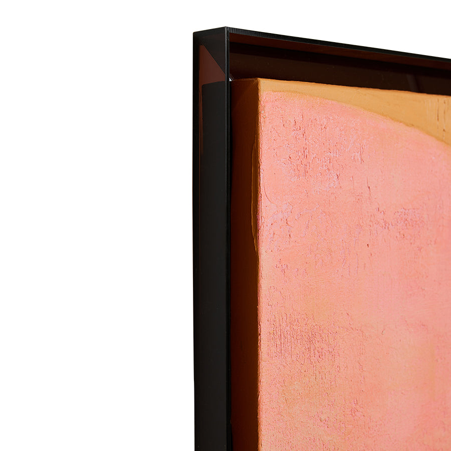 Framed artwork "Roseate Hues" 107 x 127cm