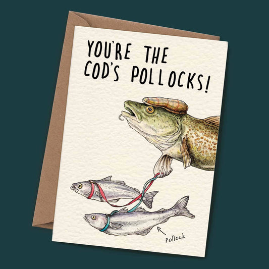 Cod's Pollocks - Congratulations Card