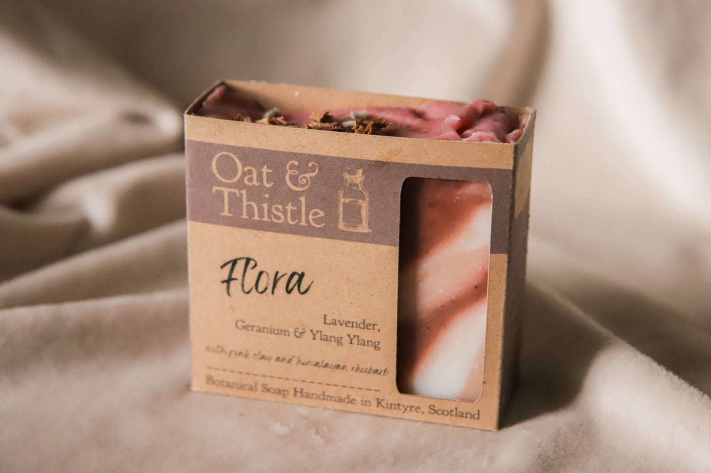Flora Botanical Soap Bar | Geranium & Ylang-Ylang: 100g Bar