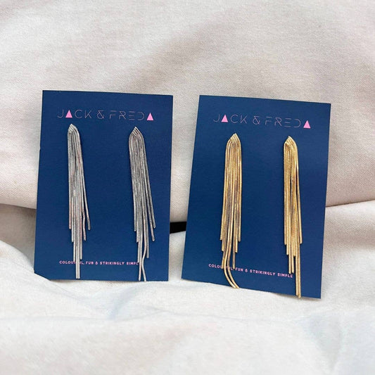 Luxe Tassel Earrings - Gold
