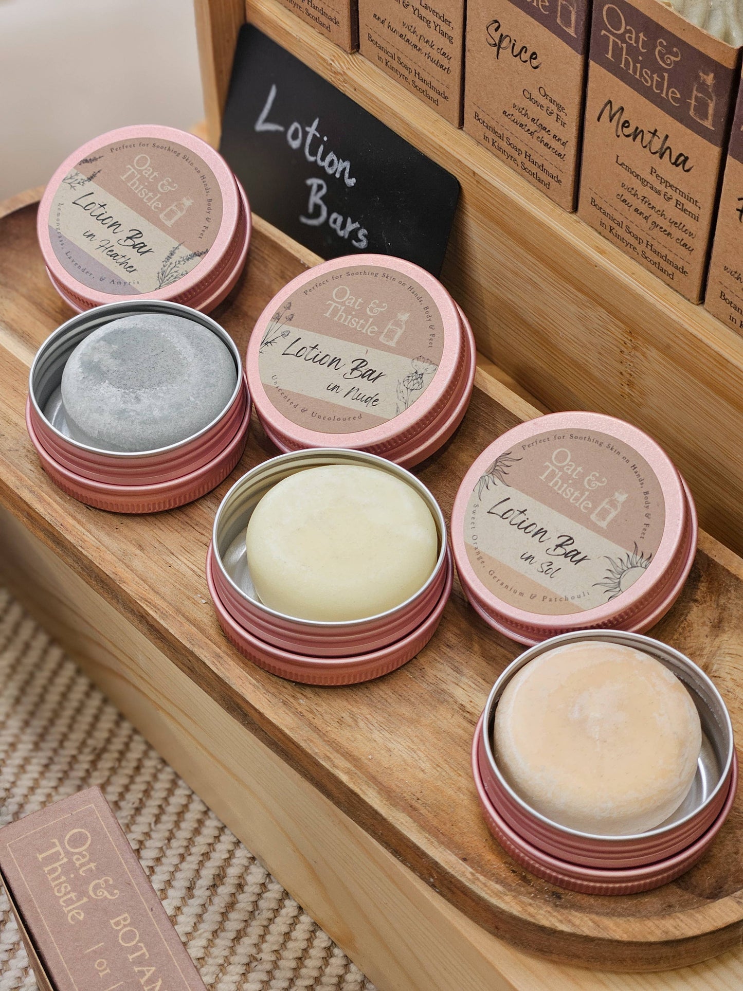 Sol Mini Lotion Bar | Orange, Geranium & Patchouli