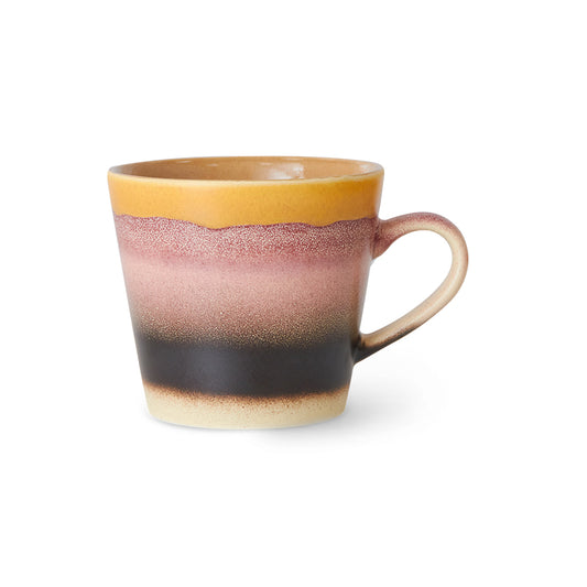 70s ceramics: cappuccino mug (Sunset)