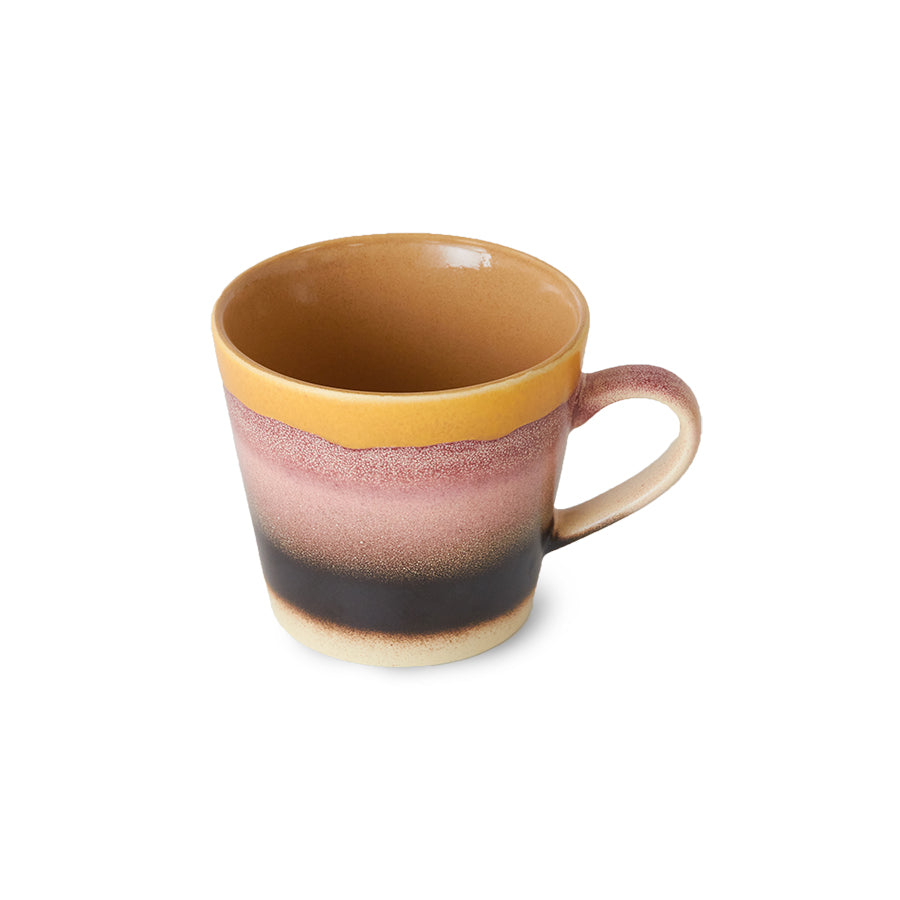 70s ceramics: cappuccino mug (Sunset)