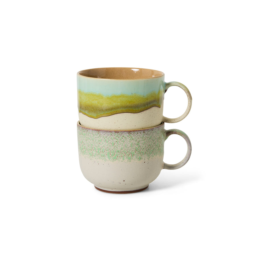 70s ceramics: tea cups (Neo) Set of 2