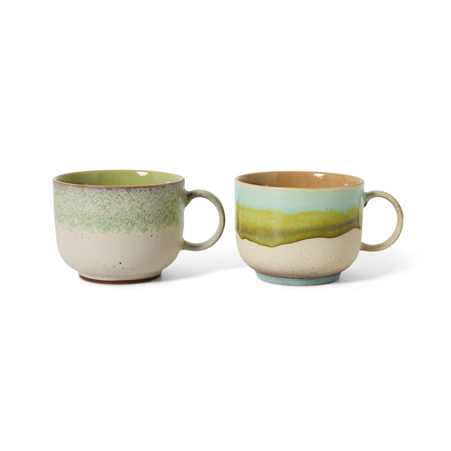 70s ceramics: tea cups (Neo) Set of 2