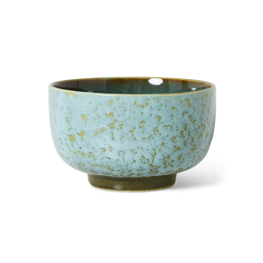 70s ceramics: noodle bowl (Verdigris)