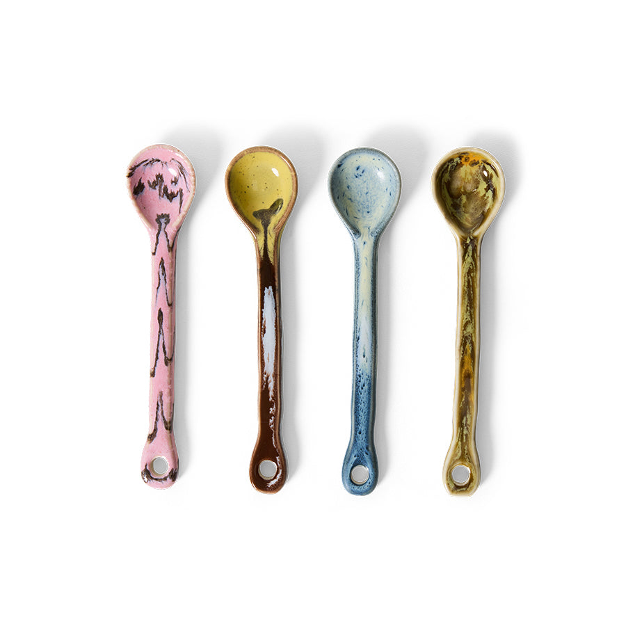 70s ceramics: spoons (Sketch) Set of 4